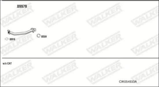 Druckleitung, Drucksensor (Ruß-/Partikelfilter) WALKER 10774 Bild Druckleitung, Drucksensor (Ruß-/Partikelfilter) WALKER 10774