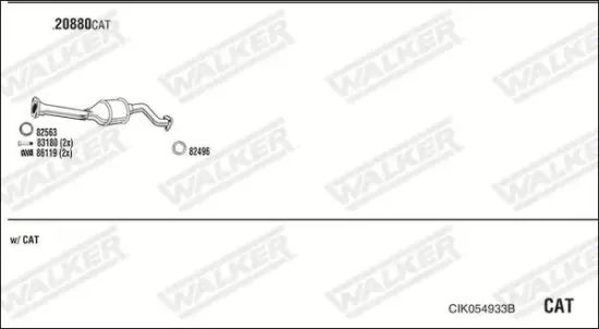 Druckleitung, Drucksensor (Ruß-/Partikelfilter) WALKER 10774 Bild Druckleitung, Drucksensor (Ruß-/Partikelfilter) WALKER 10774