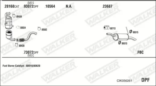 Druckleitung, Drucksensor (Ruß-/Partikelfilter) WALKER 10777 Bild Druckleitung, Drucksensor (Ruß-/Partikelfilter) WALKER 10777