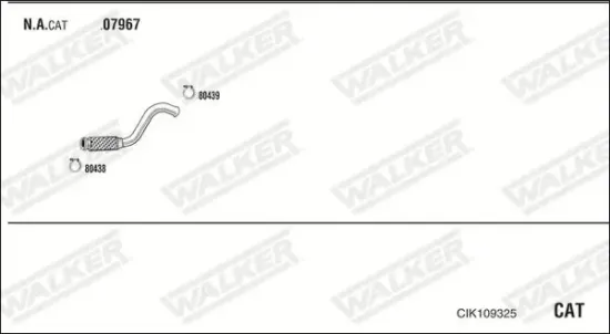 Druckleitung, Drucksensor (Ruß-/Partikelfilter) WALKER 10799 Bild Druckleitung, Drucksensor (Ruß-/Partikelfilter) WALKER 10799