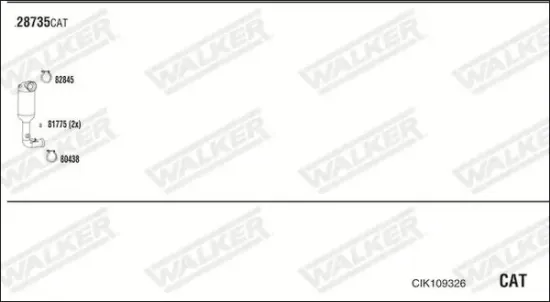 Druckleitung, Drucksensor (Ruß-/Partikelfilter) WALKER 10799 Bild Druckleitung, Drucksensor (Ruß-/Partikelfilter) WALKER 10799