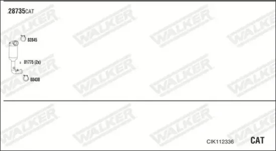 Druckleitung, Drucksensor (Ruß-/Partikelfilter) WALKER 10799 Bild Druckleitung, Drucksensor (Ruß-/Partikelfilter) WALKER 10799