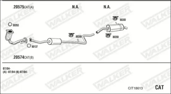 Druckleitung, Drucksensor (Ruß-/Partikelfilter) WALKER 10799 Bild Druckleitung, Drucksensor (Ruß-/Partikelfilter) WALKER 10799