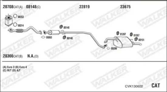 Druckleitung, Drucksensor (Ruß-/Partikelfilter) WALKER 10799 Bild Druckleitung, Drucksensor (Ruß-/Partikelfilter) WALKER 10799