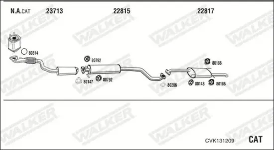 Druckleitung, Drucksensor (Ruß-/Partikelfilter) WALKER 10799 Bild Druckleitung, Drucksensor (Ruß-/Partikelfilter) WALKER 10799