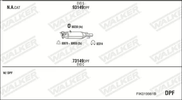 Abgasrohr WALKER 11734