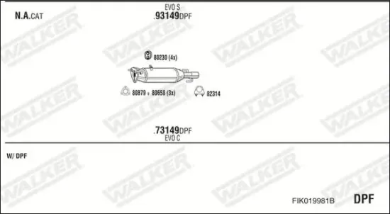 Abgasrohr WALKER 11734 Bild Abgasrohr WALKER 11734