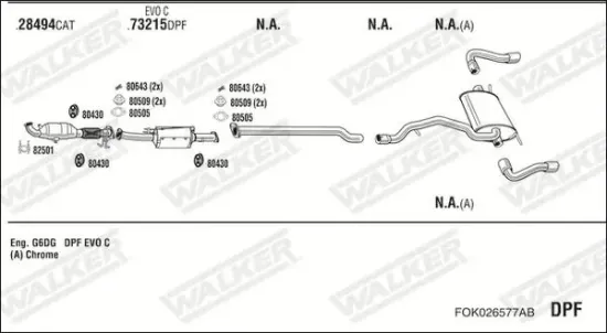 Endschalldämpfer WALKER 25111 Bild Endschalldämpfer WALKER 25111