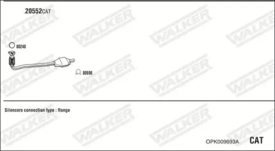 Katalysator WALKER 28322 Bild Katalysator WALKER 28322