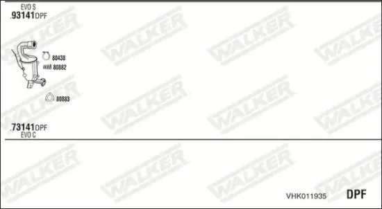 Endschalldämpfer WALKER 16815 Bild Endschalldämpfer WALKER 16815