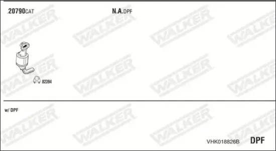 Endschalldämpfer WALKER 71099 Bild Endschalldämpfer WALKER 71099