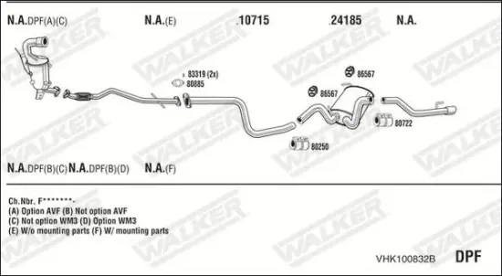 Endschalldämpfer WALKER 16815 Bild Endschalldämpfer WALKER 16815