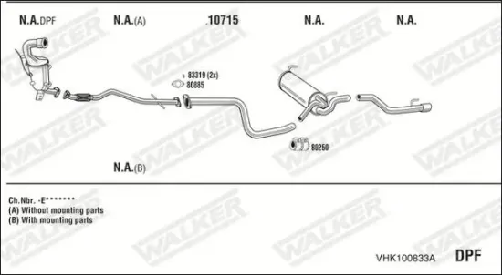 Endschalldämpfer WALKER 16815 Bild Endschalldämpfer WALKER 16815
