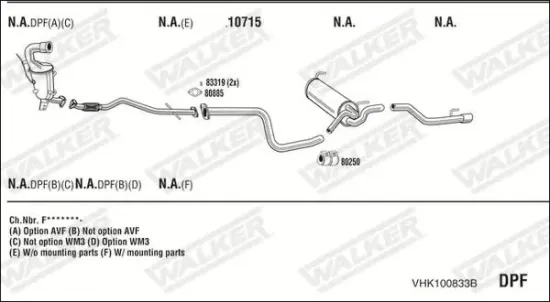 Endschalldämpfer WALKER 16815 Bild Endschalldämpfer WALKER 16815