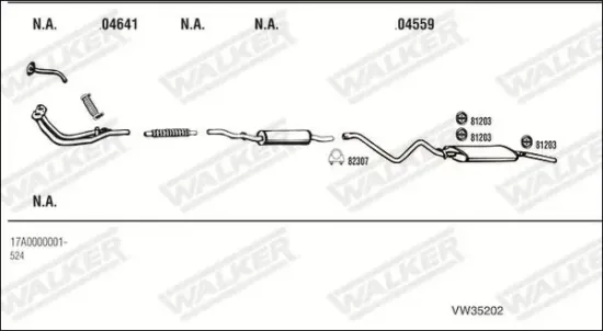 Endschalldämpfer WALKER 71396 Bild Endschalldämpfer WALKER 71396