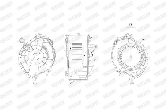 Innenraumgebläse WALKER WBL01404 Bild Innenraumgebläse WALKER WBL01404