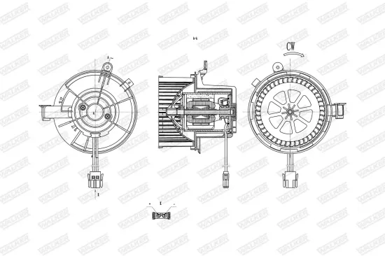 Innenraumgebläse WALKER WBL01419 Bild Innenraumgebläse WALKER WBL01419