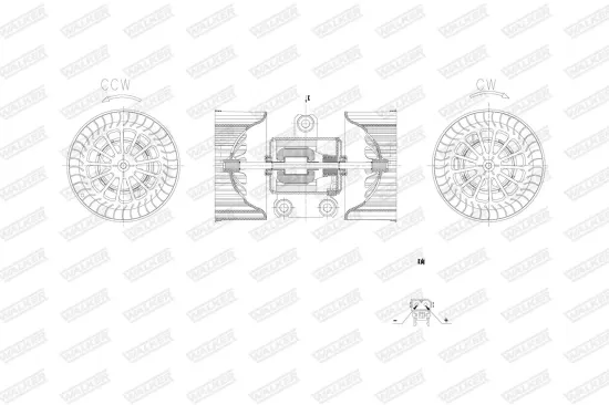 Innenraumgebläse WALKER WBL01422 Bild Innenraumgebläse WALKER WBL01422