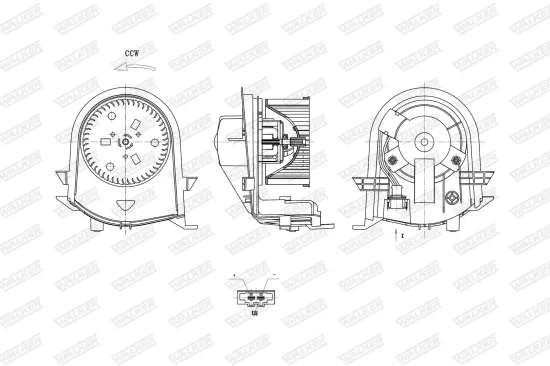 Ruß-/Partikelfilter, Abgasanlage WALKER 73421 Bild Ruß-/Partikelfilter, Abgasanlage WALKER 73421