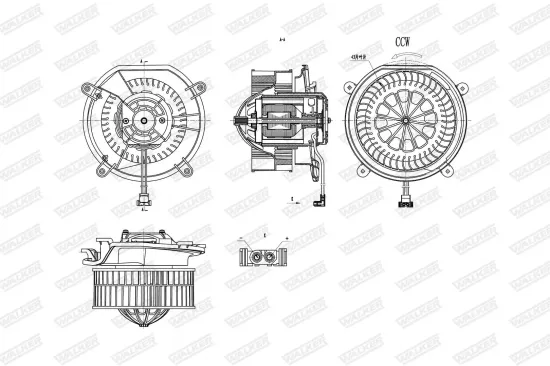 Innenraumgebläse WALKER WBL01432 Bild Innenraumgebläse WALKER WBL01432