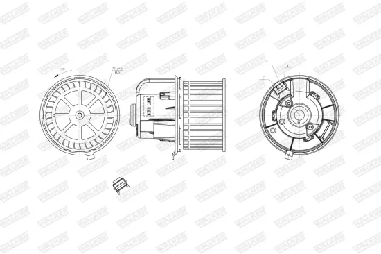 Innenraumgebläse WALKER WBL01451 Bild Innenraumgebläse WALKER WBL01451