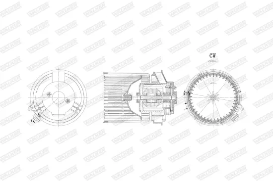 Innenraumgebläse WALKER WBL01478 Bild Innenraumgebläse WALKER WBL01478