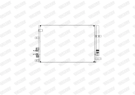 Kondensator, Klimaanlage WALKER WCD00005 Bild Kondensator, Klimaanlage WALKER WCD00005