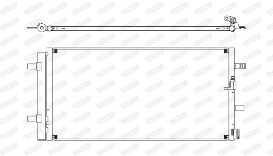 Kondensator, Klimaanlage WALKER WCD00038 Bild Kondensator, Klimaanlage WALKER WCD00038