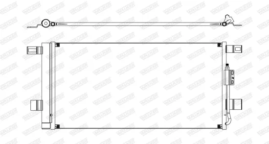 Kondensator, Klimaanlage WALKER WCD00050 Bild Kondensator, Klimaanlage WALKER WCD00050