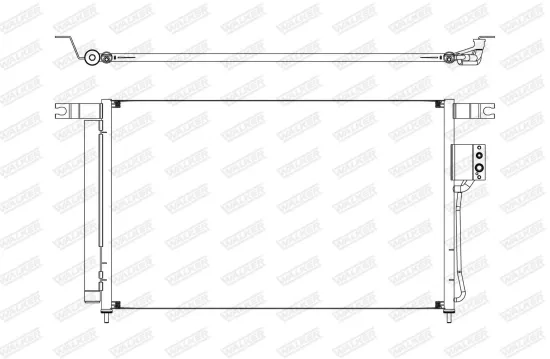 Kondensator, Klimaanlage WALKER WCD00125 Bild Kondensator, Klimaanlage WALKER WCD00125