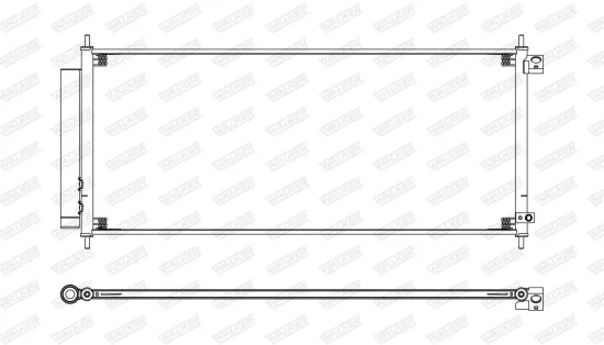 Kondensator, Klimaanlage WALKER WCD00131 Bild Kondensator, Klimaanlage WALKER WCD00131