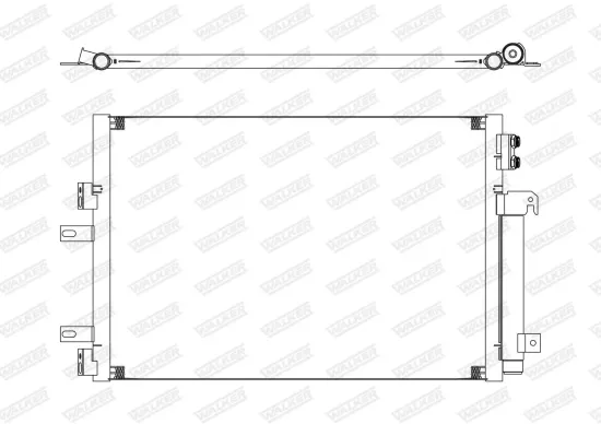 Halter, Abgasanlage WALKER 80117 Bild Halter, Abgasanlage WALKER 80117