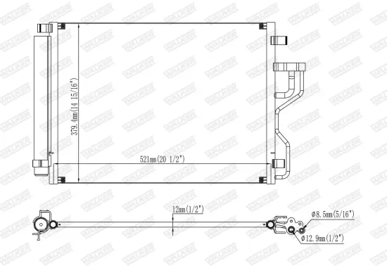Halter, Abgasanlage WALKER 80186 Bild Halter, Abgasanlage WALKER 80186