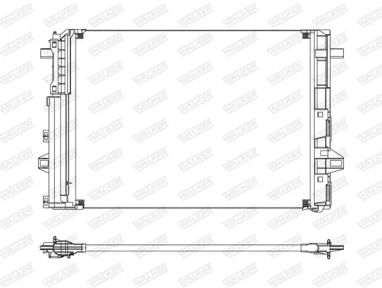 Kondensator, Klimaanlage WALKER WCD00226 Bild Kondensator, Klimaanlage WALKER WCD00226