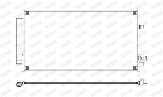 Kondensator, Klimaanlage WALKER WCD00273 Bild Kondensator, Klimaanlage WALKER WCD00273