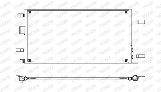 Kondensator, Klimaanlage WALKER WCD00300 Bild Kondensator, Klimaanlage WALKER WCD00300
