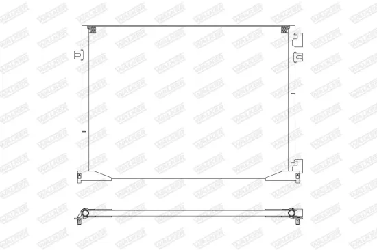 Kondensator, Klimaanlage WALKER WCD00315 Bild Kondensator, Klimaanlage WALKER WCD00315