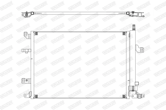 Kondensator, Klimaanlage WALKER WCD00321 Bild Kondensator, Klimaanlage WALKER WCD00321