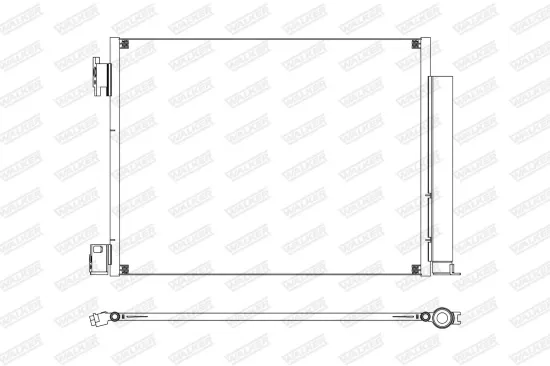 Kondensator, Klimaanlage WALKER WCD00357 Bild Kondensator, Klimaanlage WALKER WCD00357