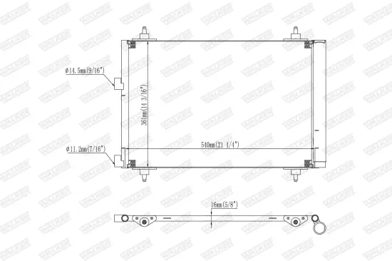 Dichtung, Abgasrohr hinten Mitte vorne WALKER 80265 Bild Dichtung, Abgasrohr hinten Mitte vorne WALKER 80265