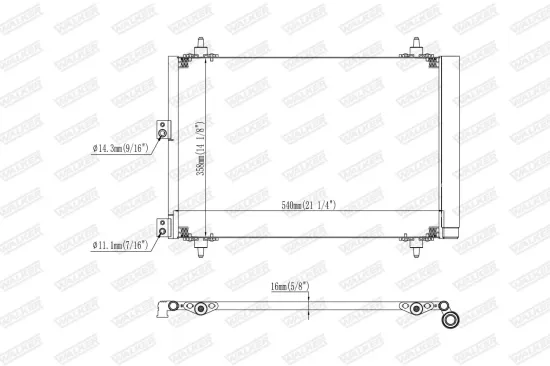Dichtung, Abgasrohr hinten Mitte vorne WALKER 80363 Bild Dichtung, Abgasrohr hinten Mitte vorne WALKER 80363