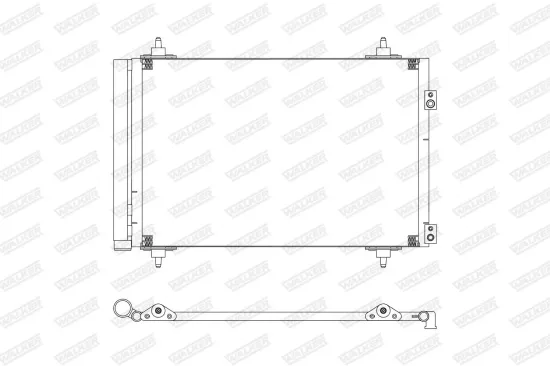 Dichtung, Abgasrohr hinten Mitte vorne WALKER 80378 Bild Dichtung, Abgasrohr hinten Mitte vorne WALKER 80378