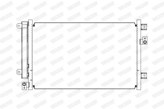 Kondensator, Klimaanlage WALKER WCD00396 Bild Kondensator, Klimaanlage WALKER WCD00396