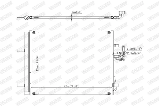Ruß-/Partikelfilter, Abgasanlage WALKER 73311 Bild Ruß-/Partikelfilter, Abgasanlage WALKER 73311