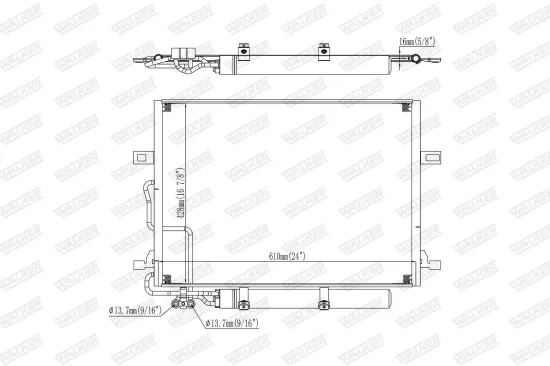 Dichtung, Abgasrohr hinten Mitte vorne WALKER 80406 Bild Dichtung, Abgasrohr hinten Mitte vorne WALKER 80406
