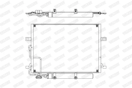 Dichtung, Abgasrohr hinten Mitte vorne WALKER 80406 Bild Dichtung, Abgasrohr hinten Mitte vorne WALKER 80406