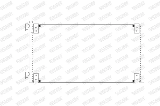 Kondensator, Klimaanlage WALKER WCD00443 Bild Kondensator, Klimaanlage WALKER WCD00443
