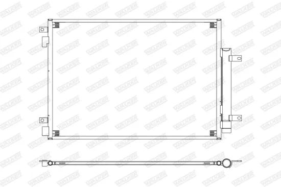Kondensator, Klimaanlage WALKER WCD00449 Bild Kondensator, Klimaanlage WALKER WCD00449
