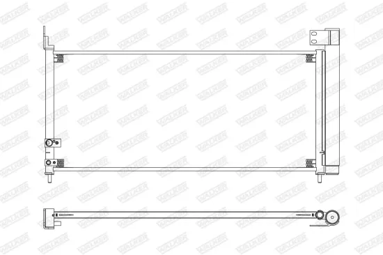 Kondensator, Klimaanlage WALKER WCD00451 Bild Kondensator, Klimaanlage WALKER WCD00451