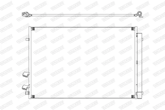 Kondensator, Klimaanlage WALKER WCD00461 Bild Kondensator, Klimaanlage WALKER WCD00461